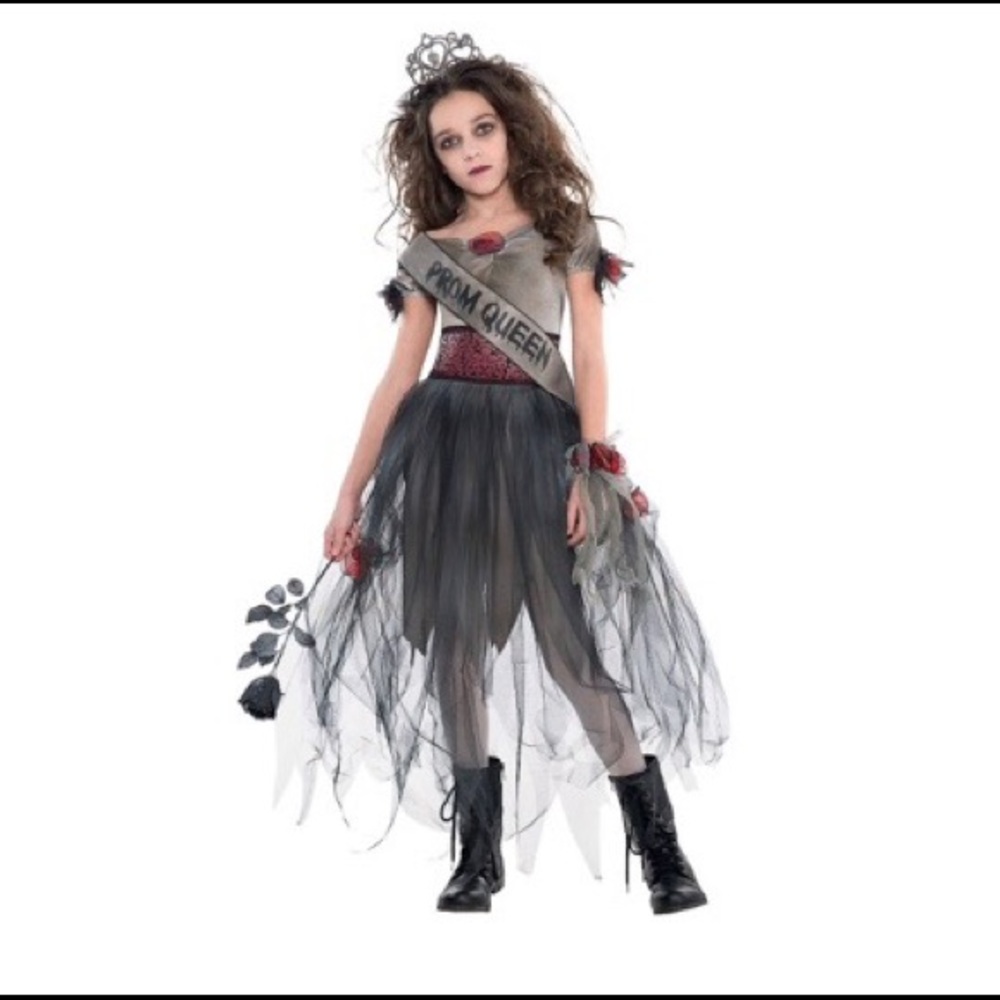 Girls Corpse Prom Queen Costume HOST PICK 10/7/19!